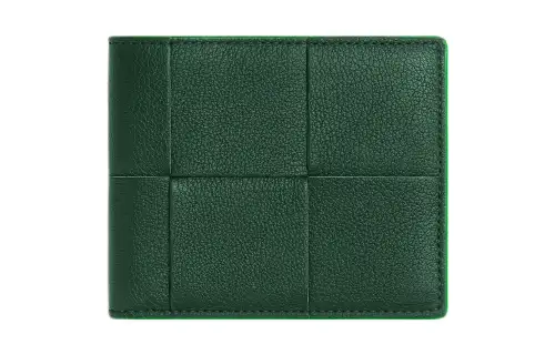 Bottega Veneta Cow Leather Wallet Small Men's Green