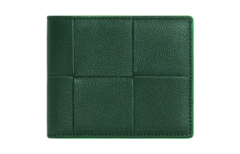 Bottega Veneta Cow Leather Wallet Small Men's Green