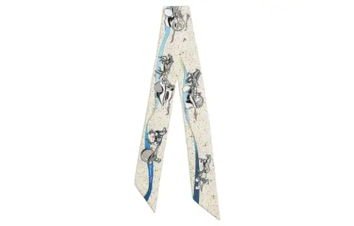 HERMES Twilly Silk Scarves Women's