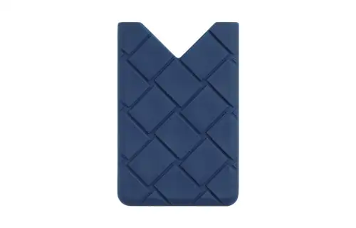 Bottega Veneta Silicone Business Card Holder Men's Blue