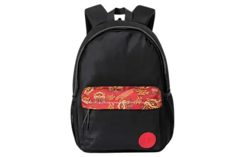 Anta Life Collection Fabric Backpack Regular Unisex Basic Black/Rich Red