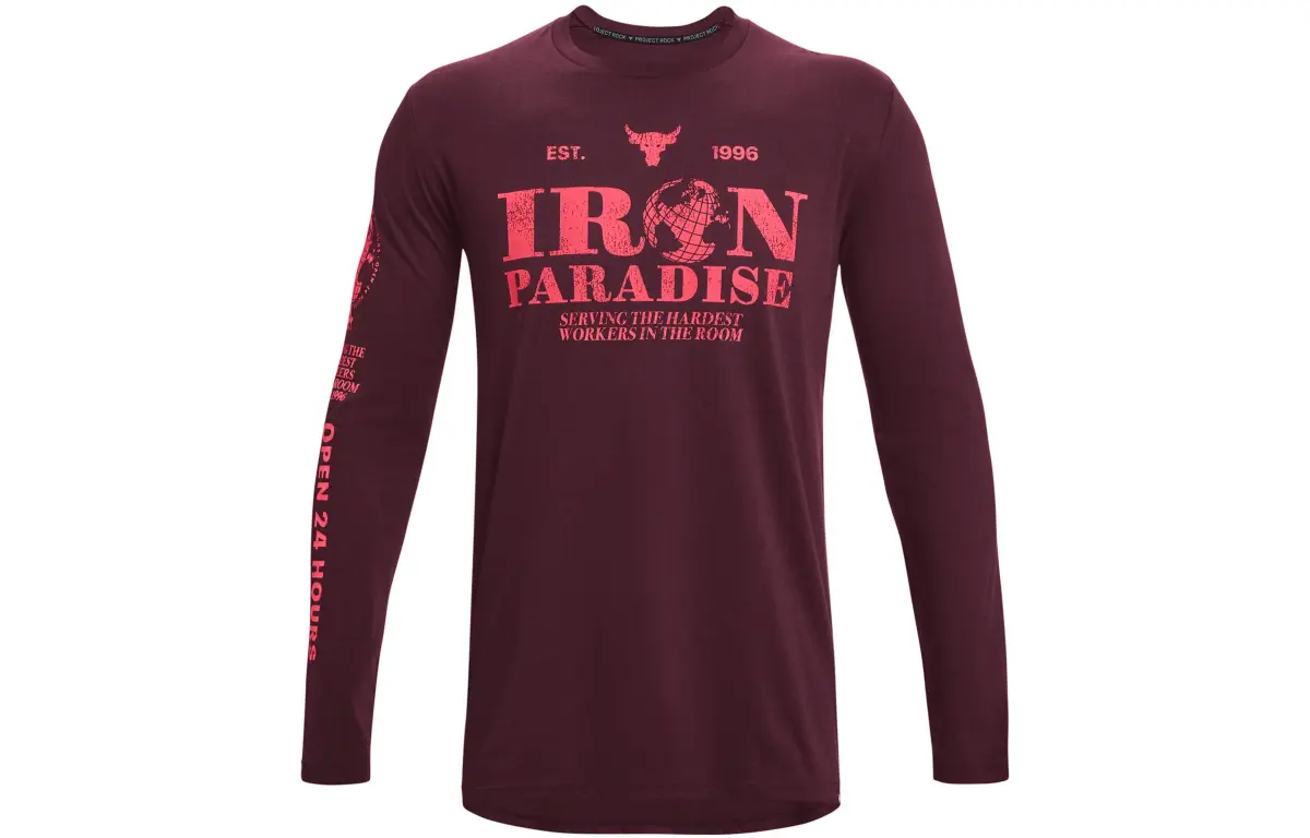 Under Armour FW22 T Shirt Men's Burgundy