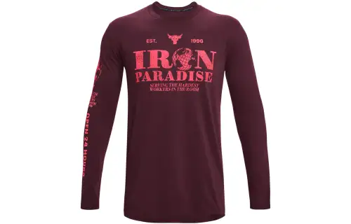 Under Armour FW22 T Shirt Men's Burgundy