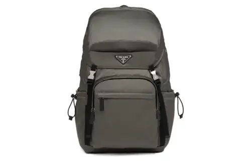 PRADA Fabric Backpack Men's Forest Green