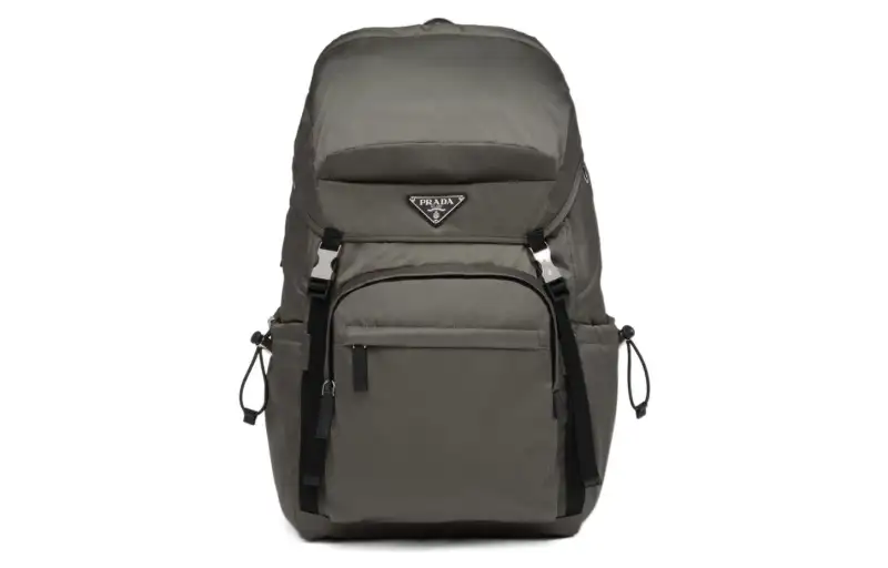 PRADA Fabric Backpack Men's Forest Green