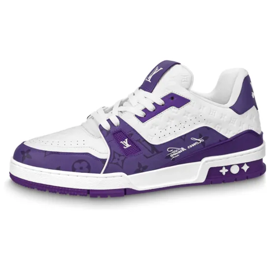 LOUIS VUITTON Trainer Purple Monogram