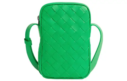 Bottega Veneta Intrecciato Zipped Phone Pouch
