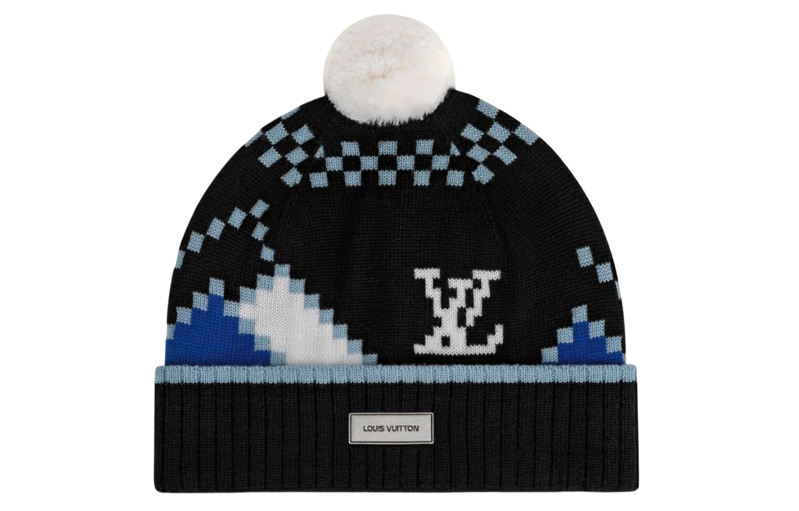 Шапка Louis Vuitton Wool Beanie Унисекс (коричневая)