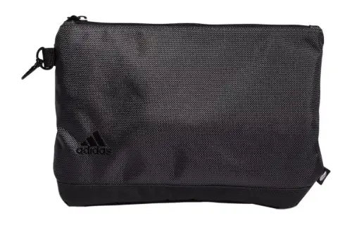 Adidas Polyester Handbag Regular Men's Black Gray
