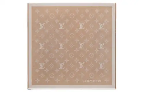 LOUIS VUITTON Shawl Women's Light Umber