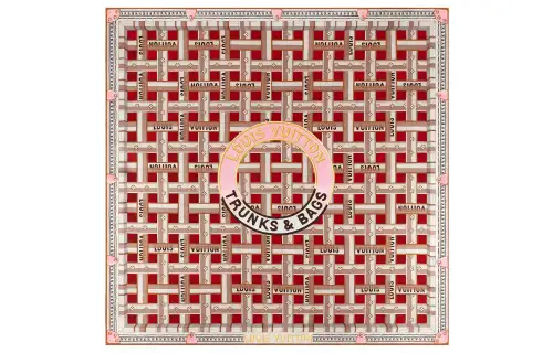 LOUIS VUITTON Square Silk Scarves Women's