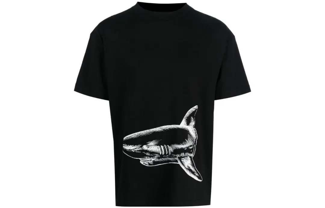 PALM ANGELS Broken Shark Classic T Shirt