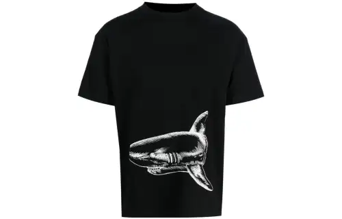 PALM ANGELS Broken Shark Classic T Shirt