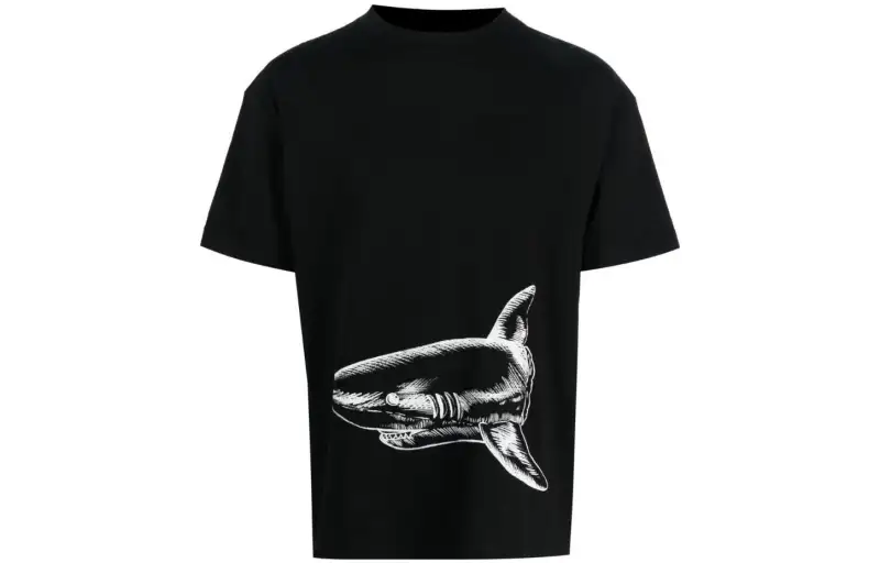PALM ANGELS Broken Shark Classic T Shirt