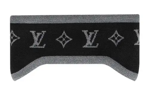 LOUIS VUITTON Wool Earmuffs Men's Black
