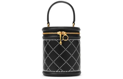CHARLES&KEITH Polyurethane Synthetic Leather Charles & Keith Bag, Bucket Bag, Handbag, Crossbody Bag Small Women's