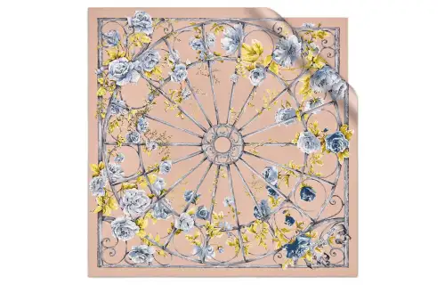 DIOR Silk Silk Scarf Women's Pink