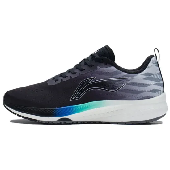 LINING Red Hare 5 Running Shoes Men Low-Top Black/Brick Gray/Blue