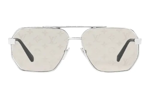 LOUIS VUITTON MNG Alloy Frame Aviator Sunglass Men's