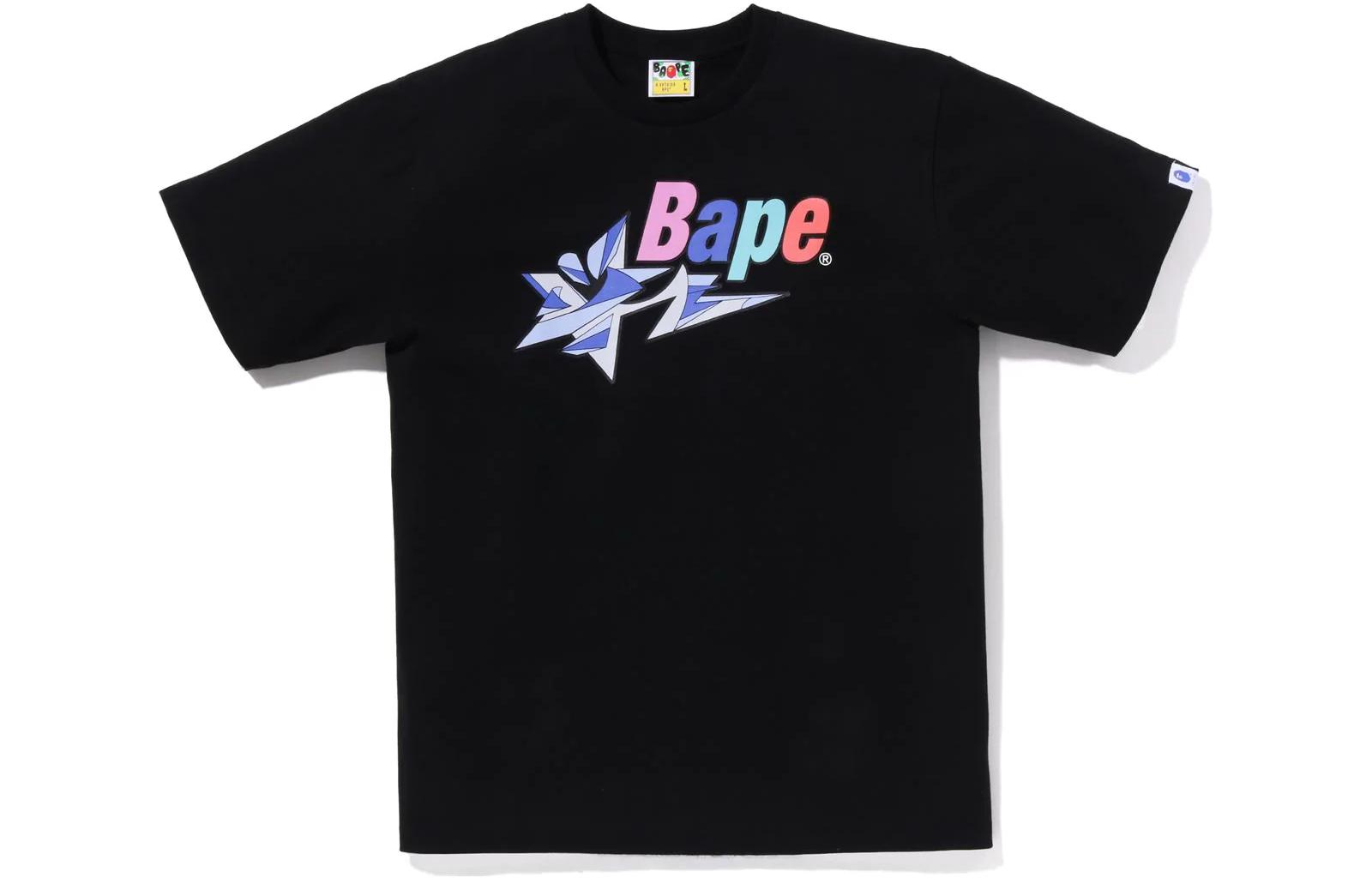 Мужская футболка A BATHING APE (черная)