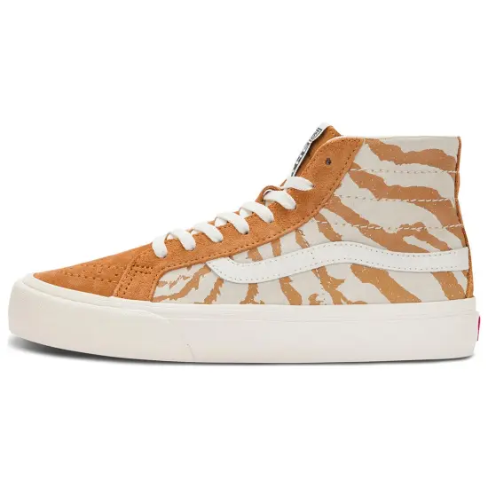 Vans SK8 Skateboarding Shoes Unisex High-top Ginger Yellow
