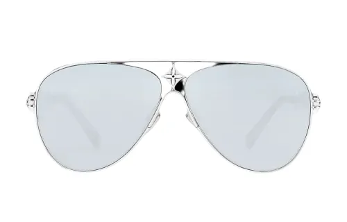 LOUIS VUITTON PILOT Sunglasses Women's Silver