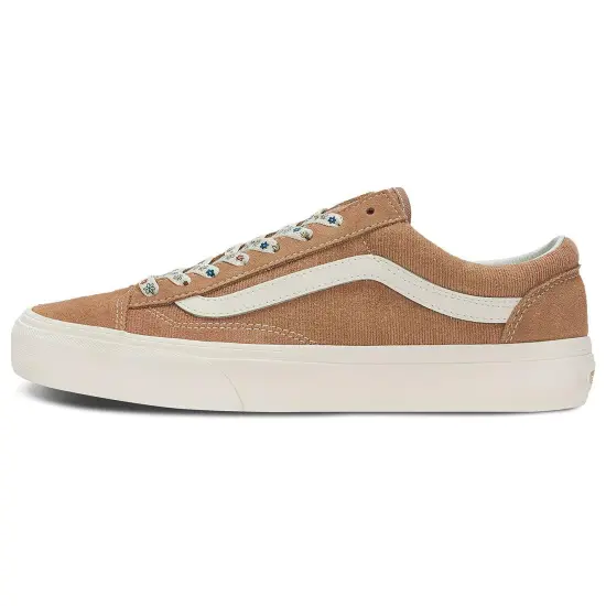 Vans Style 36 Skateboarding Shoes Unisex Low-top Brown/white