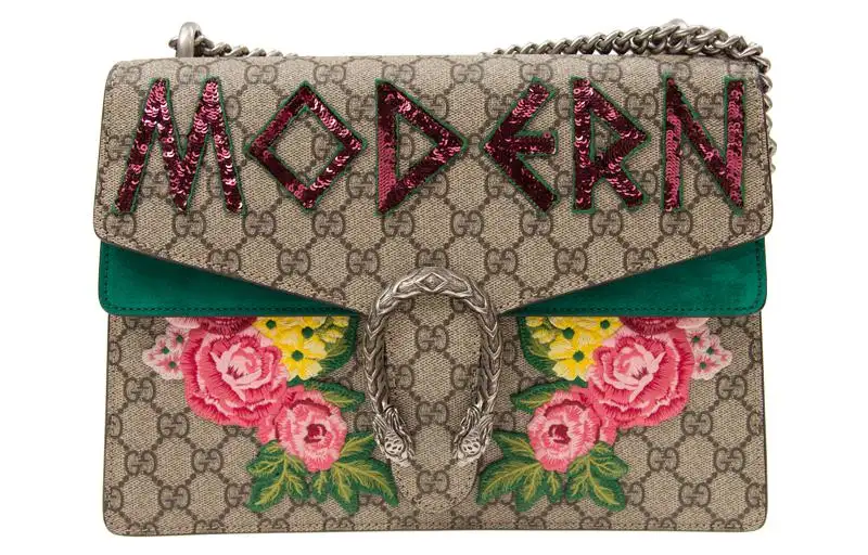 GUCCI Dionysus Canvas Crossbody Bag, Shoulder Bag Medium Women's