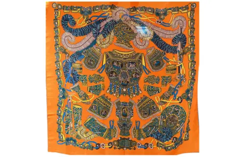 HERMES Scarves Women's Orange