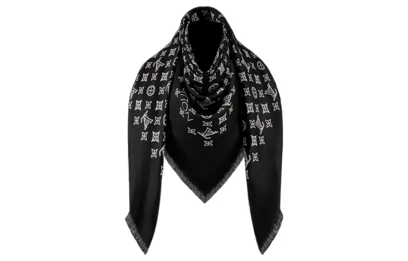 LOUIS VUITTON Silk Scarves Women's