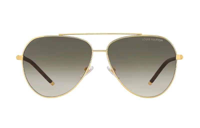 LOUIS VUITTON MNG Sunglasses Men's Gold