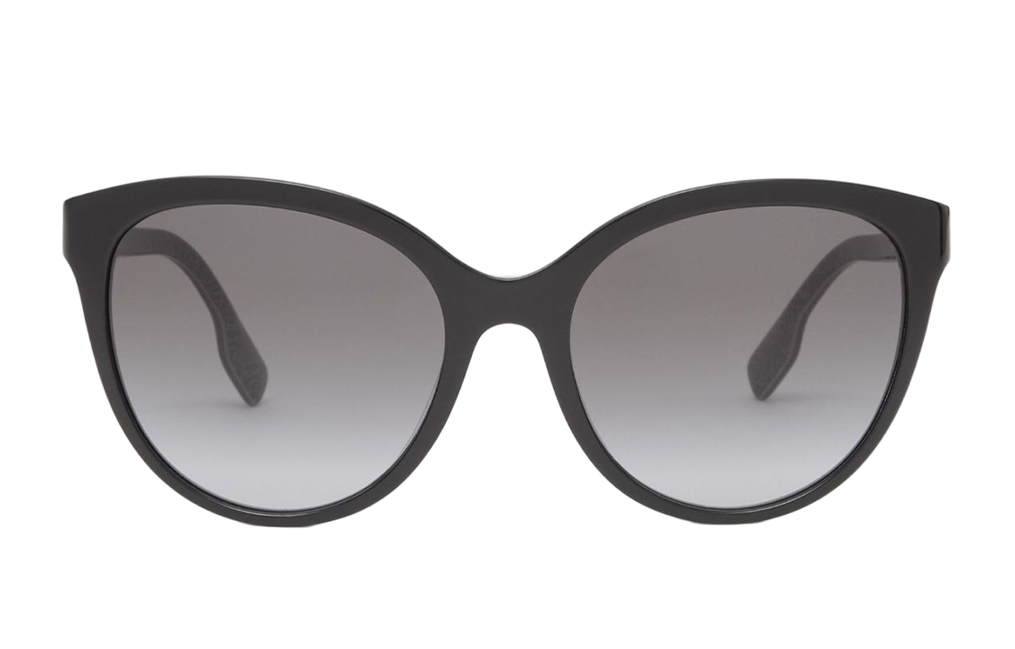 Женские солнцезащитные очки Burberry Cat Eye (черные)