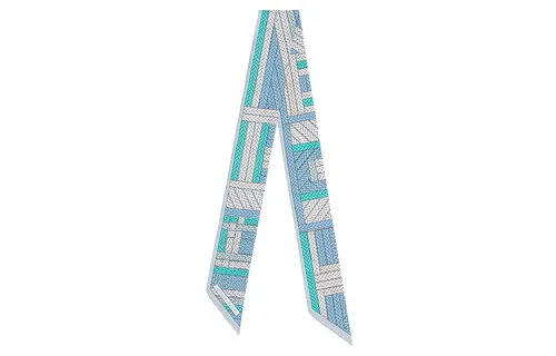 HERMES Twilly Scarves Women's Blue