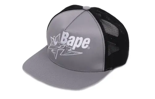 A BATHING APE Baseball Caps Unisex Gray