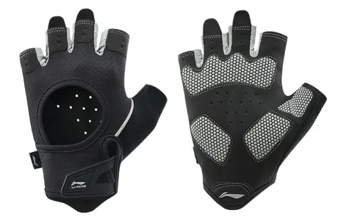 Li Ning Sports Glove Unisex Black Gray