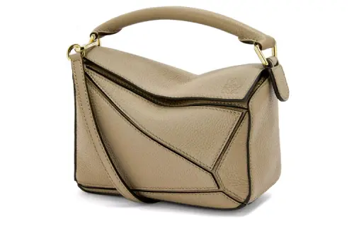 LOEWE Puzzle Soft Grain Cow Leather Shoulder Bag, Crossbody Bag, Handbag Mini Women's Cynara Scolymus Green