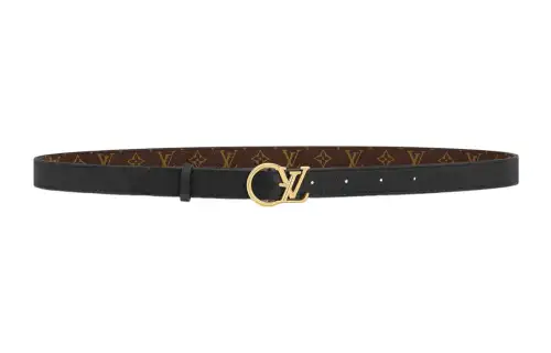 LOUIS VUITTON Lv Eclipse 20 Mm Reversible Belt Reverse Recto