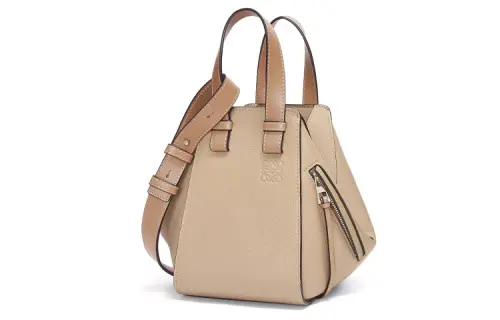 LOEWE Hammock Soft Grain Cow Leather Shoulder Bag, Crossbody Bag, Handbag Women's Sand