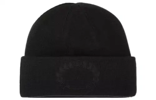 Burberry Logo Crest Embroidery Knitted Cashmere Beanie