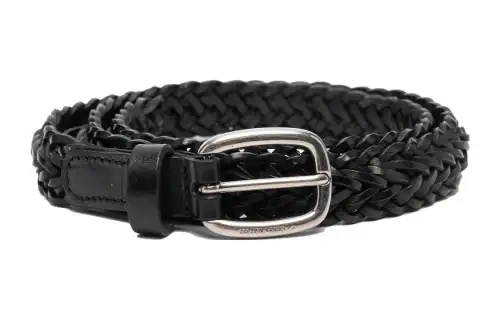 Golden Goose Interwoven Designed Buckle Belt