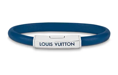 LOUIS VUITTON CLIP IT Wristband Men's Blue