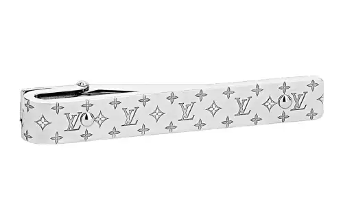 LOUIS VUITTON Monogram Bold Tie Pin