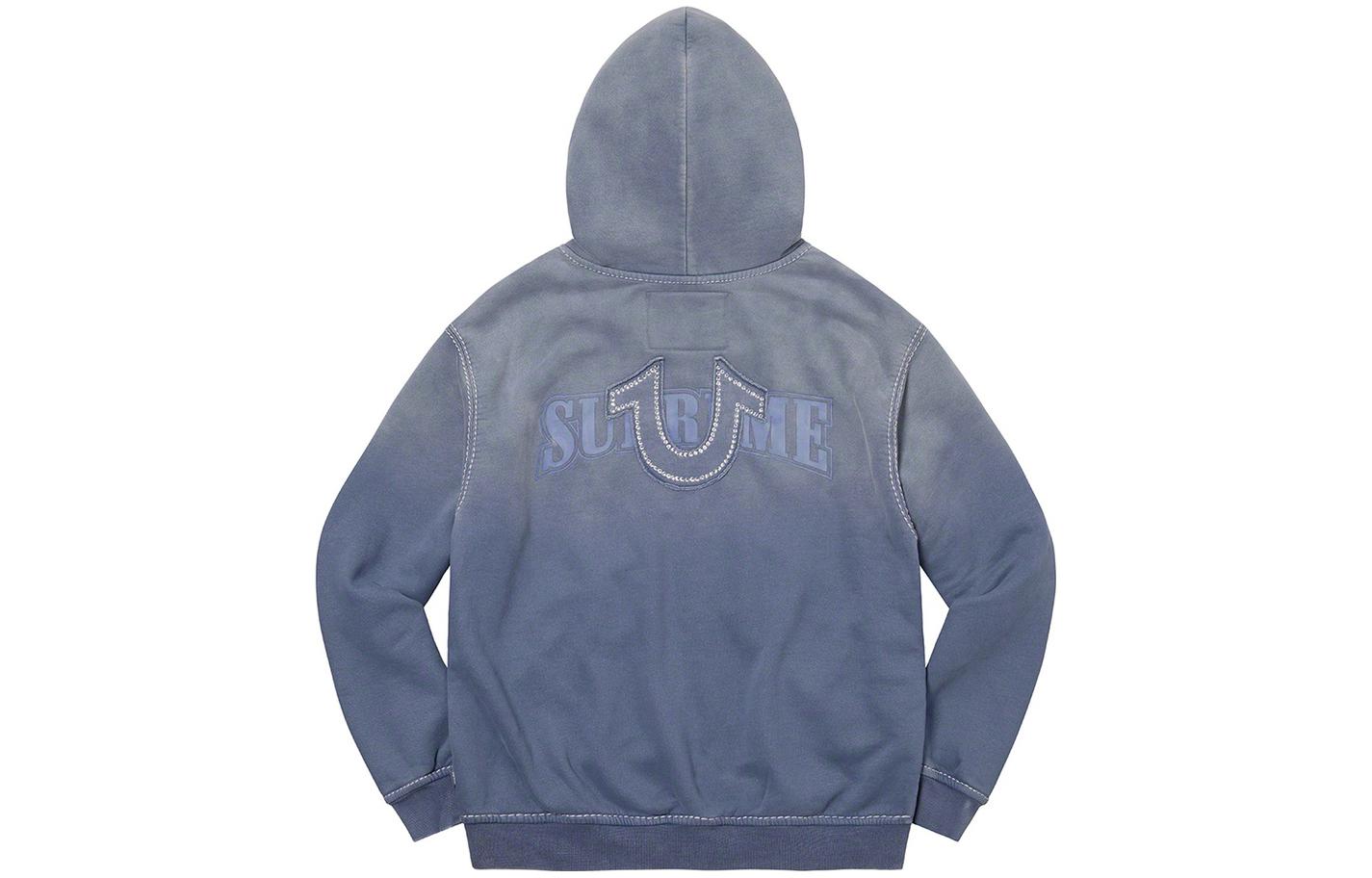 Supreme FW22 Week 14 x True Religion Zip Up Hooded Sweatshirt