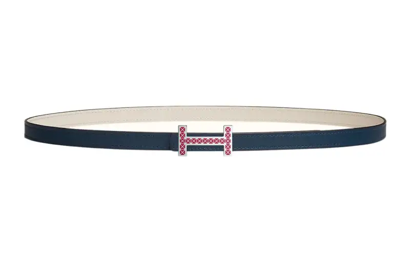 HERMES Cow Leather Belts Women's Width 1.3cm