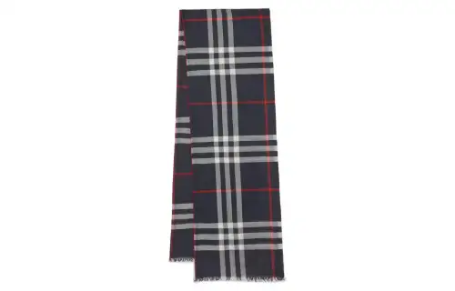 Burberry Scarves Unisex Marine Blue