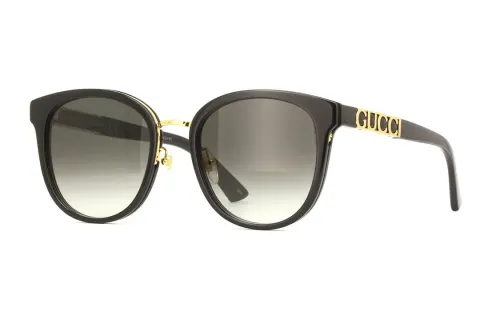 GUCCI Plate Frame Oval Sunglasses Unisex