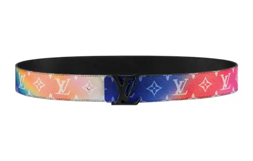 LOUIS VUITTON Lv Shape 40mm Reversible Belt Sunset Monogram