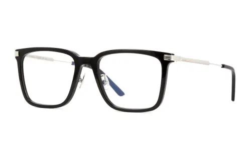 cat eye-frame glasses