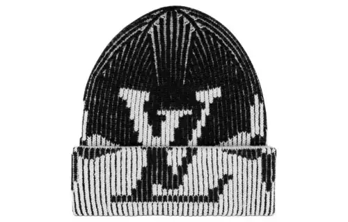 LOUIS VUITTON RIB FLOWER Wool Beanies Men's