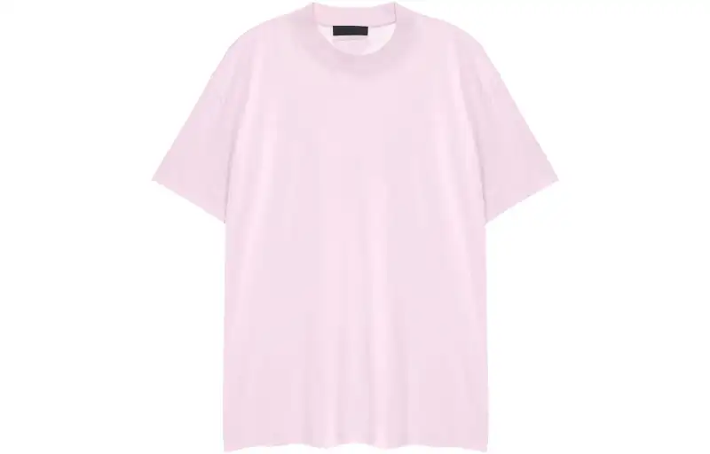 PRADA T Shirts Men's Pink Crew Neck